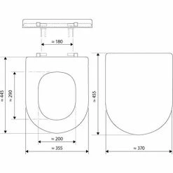 Villeroy & Boch 9M68S101 Sitz | WC-Brille Aus Duroplast-Kunststoff | Soft-Close-Absenkautomatik I Take-Off I Edelstahl-Scharnier | Klodeckel, Subway 2.0 6 Villeroy & Boch 9M68S101 Sitz | WC-Brille Aus Duroplast-Kunststoff | Soft-Close-Absenkautomatik I Take-Off I Edelstahl-Scharnier | Klodeckel, Subway 2.0 -VILLEROY & BOCH shop 20031677 5