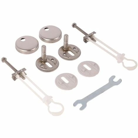VILLEROY & BOCH WC-Sitz Befestigung, Set, Scharniere, Edelstahl, Kunststoff, Nr. 59, Ohne Absenkautomatik VILLEROY & BOCH WC-Sitz Befestigung, Set, Scharniere, Edelstahl, Kunststoff, Nr. 59, Ohne Absenkautomatik -VILLEROY & BOCH shop 24887898 1