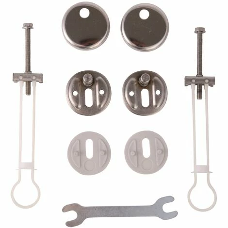 VILLEROY & BOCH WC-Sitz Befestigung, Set, Scharniere, Edelstahl, Kunststoff, Nr. 59, Ohne Absenkautomatik VILLEROY & BOCH WC-Sitz Befestigung, Set, Scharniere, Edelstahl, Kunststoff, Nr. 59, Ohne Absenkautomatik -VILLEROY & BOCH shop 24887898 2