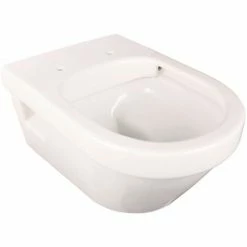 Villeroy & Boch Spülrandloses Wand-WC Architectura, 5684R001, Tiefspüler Spülrandlos Mit Waagerechtem Abgang, DirectFlush-System, Weiß, 02646 8