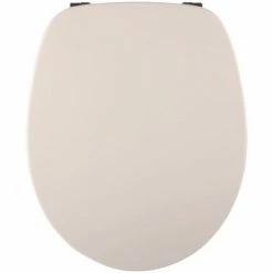 Villeroy & Boch WC-Sitz Omnia, 88236101, WC-Deckel Passend Zur Keramikserie Omnia Architectura, Mit Edelstahlscharnieren, Einsteck-Befestigung, Duroplast, Weiß, 02628 4