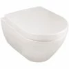 Villeroy & Boch Spülrandloses Wand-WC Set Subway 2.0, Tiefspüler Spülrandlos Mit WC-Sitz, Waagerechtem Abgang, Schallschutz, Ausgleichsplatte, QuickRelease & SoftClosing Funktion, Weiß, 04591 9 2 Villeroy & Boch Spülrandloses Wand-WC Set Subway 2.0, Tiefspüler Spülrandlos Mit WC-Sitz, Waagerechtem Abgang, Schallschutz, Ausgleichsplatte, QuickRelease & SoftClosing Funktion, Weiß, 04591 9 -VILLEROY & BOCH shop 26286825 1