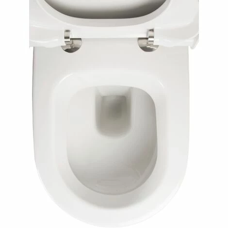 Villeroy & Boch Spülrandloses Wand-WC Set Subway 2.0, Tiefspüler spülrandlos mit WC-Sitz, waagerechtem Abgang, Schallschutz, Ausgleichsplatte, QuickRelease & SoftClosing Funktion, Weiß, 04591 9 Villeroy & Boch Spülrandloses Wand-WC Set Subway 2.0, Tiefspüler Spülrandlos Mit WC-Sitz, Waagerechtem Abgang, Schallschutz, Ausgleichsplatte, QuickRelease & SoftClosing Funktion, Weiß, 04591 9 -VILLEROY & BOCH shop 26286825 4