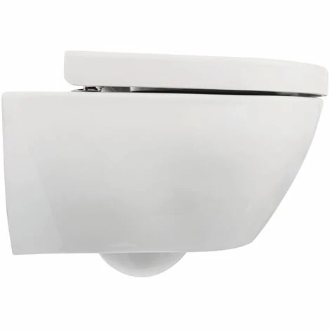 Villeroy & Boch Spülrandloses Wand-WC Set Subway, Tiefspüler Spülrandlos Mit WC-Sitz, Waagerechtem Abgang, QuickRelease & SoftClosing Funktion, Weiß, 04787 6 4 Villeroy & Boch Spülrandloses Wand-WC Set Subway, Tiefspüler Spülrandlos Mit WC-Sitz, Waagerechtem Abgang, QuickRelease & SoftClosing Funktion, Weiß, 04787 6 – Bild 2