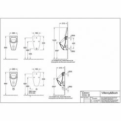 Villeroy & Boch Subway Keramik Absaug Urinal Mit Deckel 6 Villeroy & Boch Subway Keramik Absaug Urinal Mit Deckel -VILLEROY & BOCH shop 28496239 5