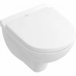 Villeroy & Boch Wand-WC Compact O.NOVO Tief, 360 X 490 Mm, Spülrandlos, DirectFlush Weiß, Ohne WC-Sitz 5688R001