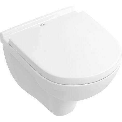 Villeroy & Boch Wand-WC Compact O.NOVO Tief, 360 X 490 Mm, Spülrandlos, DirectFlush Weiß, Ohne WC-Sitz 5688R001 3 Villeroy & Boch Wand-WC Compact O.NOVO Tief, 360 X 490 Mm, Spülrandlos, DirectFlush Weiß, Ohne WC-Sitz 5688R001