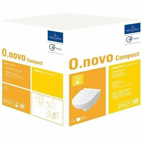 Villeroy & Boch Combi-Pack O.NOVO inkl. Wand-WC tief und WC-Sitz weiß 5688H101 Villeroy & Boch Combi-Pack O.NOVO Inkl. Wand-WC Tief Und WC-Sitz Weiß 5688H101 -VILLEROY & BOCH shop 28813827 1