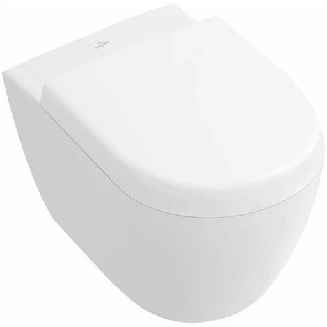 Villeroy & Boch Wand-WC Compact SUBWAY 2.0 Tief, 355 X 480 Mm, Spülrandlos, DirectFlush Weiß 5606R001 4 Villeroy & Boch Wand-WC Compact SUBWAY 2.0 Tief, 355 X 480 Mm, Spülrandlos, DirectFlush Weiß 5606R001 – Bild 2