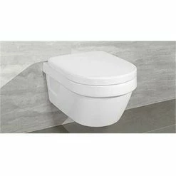 Villeroy & Boch Architectura Kombipack Wandtiefspül WC Mit Sitz Softclose 5684HR01 Weiß -VILLEROY & BOCH shop 29405242 3