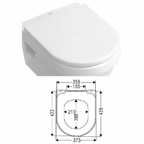 Villeroy & Boch Architectura WC-Sitz mit Deckel softclosing weiß Villeroy & Boch Architectura WC-Sitz Mit Deckel Softclosing Weiß -VILLEROY & BOCH shop 29645100 1