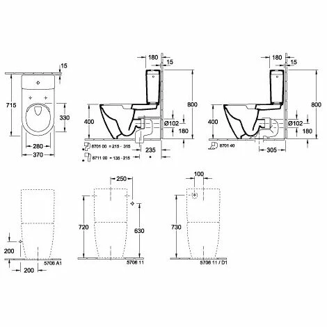 Villeroy & Boch V&B Spülkasten SUBWAY 2.0 Zulauf seitlich oder von hinten weiß Villeroy & Boch V&B Spülkasten SUBWAY 2.0 Zulauf Seitlich Oder Von Hinten Weiß -VILLEROY & BOCH shop 31405405 1