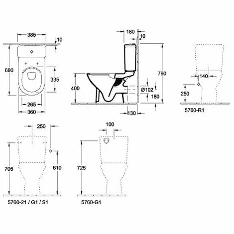 Villeroy & Boch V&B Spülkasten O.NOVO Zulauf Seitlich Oder Von Hinten Weiß 3 Villeroy & Boch V&B Spülkasten O.NOVO Zulauf Seitlich Oder Von Hinten Weiß