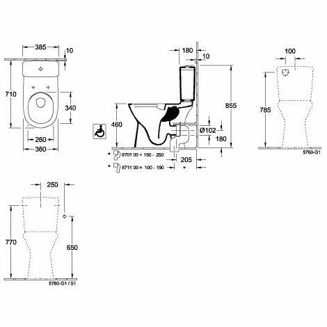 Villeroy & Boch V&B Spülkasten O.NOVO Zulauf Seitlich Oder Von Hinten Weiß 4 Villeroy & Boch V&B Spülkasten O.NOVO Zulauf Seitlich Oder Von Hinten Weiß – Bild 2