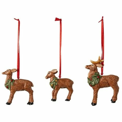 Villeroy & Boch Nostalgic Ornaments Ornamente Hirsch Familie, Set 3tlg Villeroy & Boch Nostalgic Ornaments Ornamente Hirsch Familie, Set 3tlg -VILLEROY & BOCH shop 42044106 1