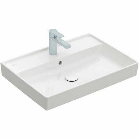 VILLEROY UND BOCH AG Villeroy & Boch Collaro Waschbecken, 650 X 470 Mm, , Mit Überlauf, Ungeschliffen, 4A3365, Farbe: Weiß-alpin - 4A336501 3 VILLEROY UND BOCH AG Villeroy & Boch Collaro Waschbecken, 650 X 470 Mm, , Mit Überlauf, Ungeschliffen, 4A3365, Farbe: Weiß-alpin - 4A336501