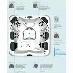 Villeroy & Boch Whirlpool A7L Fitness Edition Snow Timber Ash Grey Für 6 Personen 5 Villeroy & Boch Whirlpool A7L Fitness Edition Snow Timber Ash Grey Für 6 Personen -VILLEROY & BOCH shop 51409761 4