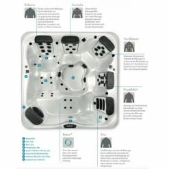 Villeroy & Boch Whirlpool A8D Fitness Edition Snow Timber Ash Grey Für 5 Personen -VILLEROY & BOCH shop 51409830 4