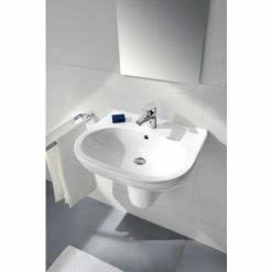 Villeroy & Boch O.novo Waschtisch Weiß 60 Cm X 49 Cm, Mit CeramicPlus, Mit 1 Hahnloch, Mit Überlauf