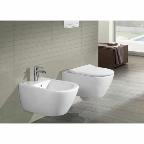 Villeroy & Boch Subway 2.0 Wand-Tiefspül-WC, SupraFix, Weiß 3 Villeroy & Boch Subway 2.0 Wand-Tiefspül-WC, SupraFix, Weiß