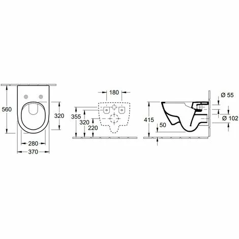 Villeroy & Boch Subway 2.0 Wand-Tiefspül-WC, SupraFix, Weiß 5 Villeroy & Boch Subway 2.0 Wand-Tiefspül-WC, SupraFix, Weiß – Bild 3