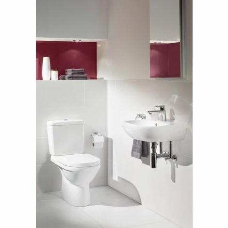 Villeroy & Boch O.Novo Handwaschbecken Compact mit Hahnloch mit Überlauf 450x350 mm, weiss Villeroy & Boch O.Novo Handwaschbecken Compact Mit Hahnloch Mit Überlauf 450x350 Mm, Weiss -VILLEROY & BOCH shop 55341829 1