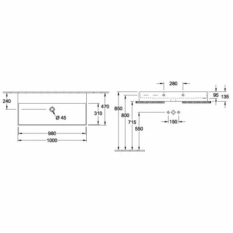 VILLEROY & BOCH VB Memento 2.0 Waschtisch 4A221F 1000x470mm Eckig Weiß Alpin CeramicPlus 4A221FR1 VILLEROY & BOCH VB Memento 2.0 Waschtisch 4A221F 1000x470mm Eckig Weiß Alpin CeramicPlus 4A221FR1 -VILLEROY & BOCH shop 55808227 2