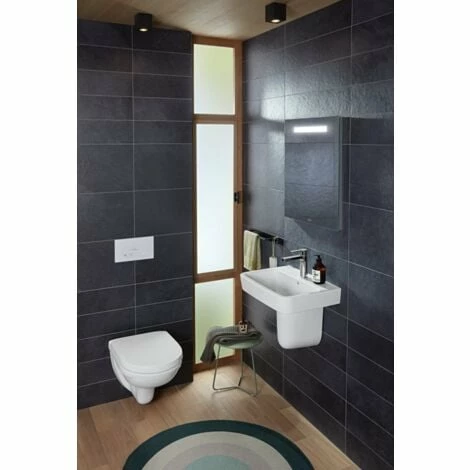 Villeroy & Boch O.novo Wand-Tiefspül-WC Compact mit Spülrand 49 cm, mit CeramicPlus Villeroy & Boch O.novo Wand-Tiefspül-WC Compact Mit Spülrand 49 Cm, Mit CeramicPlus -VILLEROY & BOCH shop 56342623 1