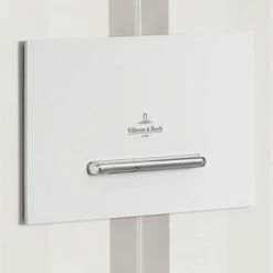 Villeroy & Boch ViConnect Drückerplatte E300 Weiß / Chrom