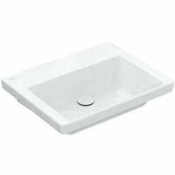 Villeroy & Boch Möbelwaschtisch Subway 3.0, Weiß 60 Cm Ohne Überlauf Ohne Hahnloch Ohne Beschichtung -VILLEROY & BOCH shop 56534172 2