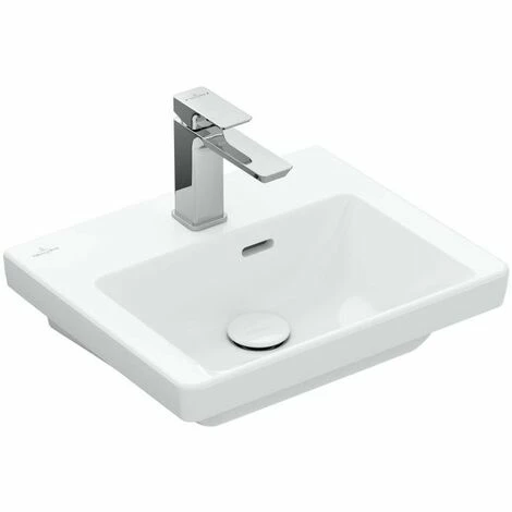 Villeroy & Boch Handwaschbecken Subway 3.0 45 Cm Mit Überlauf 4 Villeroy & Boch Handwaschbecken Subway 3.0 45 Cm Mit Überlauf – Bild 2