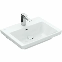 Villeroy & Boch Möbelwaschtisch Subway 3.0, Weiß 60 Cm Mit Überlauf Mit 1 Hahnloch Ohne Beschichtung 3 Villeroy & Boch Möbelwaschtisch Subway 3.0, Weiß 60 Cm Mit Überlauf Mit 1 Hahnloch Ohne Beschichtung -VILLEROY & BOCH shop 56534996 2
