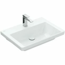 Villeroy & Boch Möbelwaschtisch Subway 3.0, Weiß 65 Cm Ohne Überlauf Mit 1 Hahnloch Ohne Beschichtung 3 Villeroy & Boch Möbelwaschtisch Subway 3.0, Weiß 65 Cm Ohne Überlauf Mit 1 Hahnloch Ohne Beschichtung -VILLEROY & BOCH shop 56535000 2