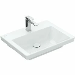 Villeroy & Boch Möbelwaschtisch Subway 3.0, Weiß 60 Cm Ohne Überlauf Mit 1 Hahnloch Ohne Beschichtung 3 Villeroy & Boch Möbelwaschtisch Subway 3.0, Weiß 60 Cm Ohne Überlauf Mit 1 Hahnloch Ohne Beschichtung -VILLEROY & BOCH shop 56536606 2