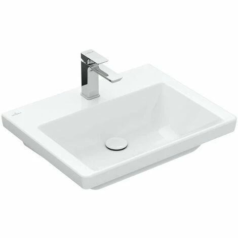 Villeroy & Boch Möbelwaschtisch Subway 3.0, weiß 60 cm Ohne Überlauf Mit 1 Hahnloch Ohne Beschichtung Villeroy & Boch Möbelwaschtisch Subway 3.0, Weiß 60 Cm Ohne Überlauf Mit 1 Hahnloch Ohne Beschichtung -VILLEROY & BOCH shop 56536606 2