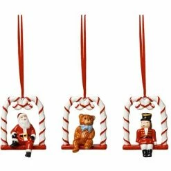 Villeroy & Boch Nostalgic Ornaments Ornamente Schaukel, Set 3tlg.