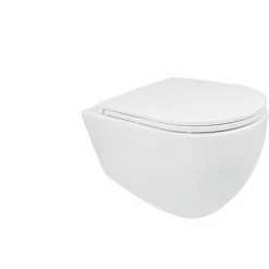 Alternative view of VILLEROY & BOCH BB INFINITY Wand WC Spülrandlos Mit VILLEROY&BOCH SUBWAY Urinal CeramicPlus & TECE Zubehör Weiß