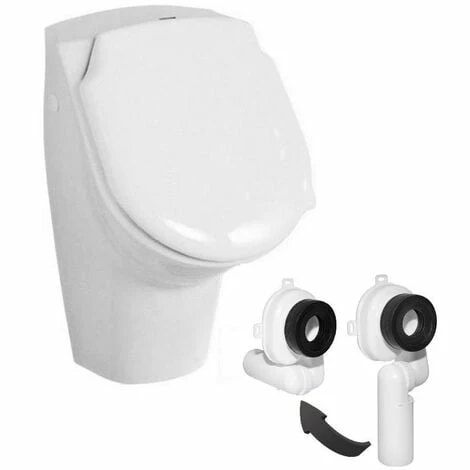 VILLEROY & BOCH BB Urinal Mit Urinaldeckel & VILLEROY&BOCH Zubehör, Chrom Matt – Bild 2