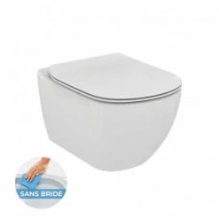Villeroy & Boch Pack WC-Gestell + Ideal Standard WC-Becken TESI AquaBlade Spülrandlos + Platte Weiß + Verkleidungsset (ViConnectTesi-2-sabo-DE) -VILLEROY & BOCH shop 60072358 3