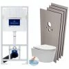 Villeroy & Boch Pack WC-Tragrahmen + SAT-WC Ohne Flansch + Soft-Close WC-Deckel + Weiße Platte + Verkleidungsset (ViConnectSATrimless-2-sabo-DE) 2 Villeroy & Boch Pack WC-Tragrahmen + SAT-WC Ohne Flansch + Soft-Close WC-Deckel + Weiße Platte + Verkleidungsset (ViConnectSATrimless-2-sabo-DE) -VILLEROY & BOCH shop 60072395 1