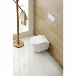 Villeroy & Boch Pack WC-Tragrahmen + SAT-WC Ohne Flansch + Soft-Close WC-Deckel + Weiße Platte + Verkleidungsset (ViConnectSATrimless-2-sabo-DE) -VILLEROY & BOCH shop 60072395 4