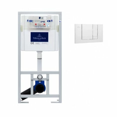 Villeroy & Boch Viconnect Pro Pack Tragrahmen für wandhängendes WC + weiße Doppeltasten-Abzugsplatte (92214468) Villeroy & Boch Viconnect Pro Pack Tragrahmen Für Wandhängendes WC + Weiße Doppeltasten-Abzugsplatte (92214468) -VILLEROY & BOCH shop 60272070 1