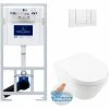 Villeroy & Boch Einbau-WC-Pack + Architectura WC-Becken Ohne Flansch Unsichtbare Befestigungen + Softclose WC-Deckel + Weiße Platte (ViConnectAr 2 Villeroy & Boch Einbau-WC-Pack + Architectura WC-Becken Ohne Flansch Unsichtbare Befestigungen + Softclose WC-Deckel + Weiße Platte (ViConnectAr -VILLEROY & BOCH shop 62410887 1