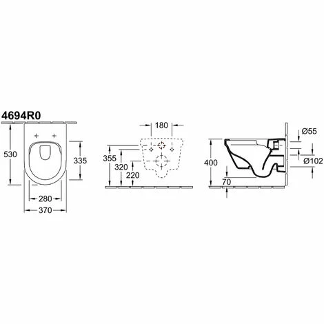 Villeroy & Boch Architectura WC, spülrandlos, Tiefspüler, verdeckte Befestigung, DirectFlush + WC-Deckel Softclose (SetArchitectura2) Villeroy & Boch Architectura WC, Spülrandlos, Tiefspüler, Verdeckte Befestigung, DirectFlush + WC-Deckel Softclose (SetArchitectura2) -VILLEROY & BOCH shop 62985239 2