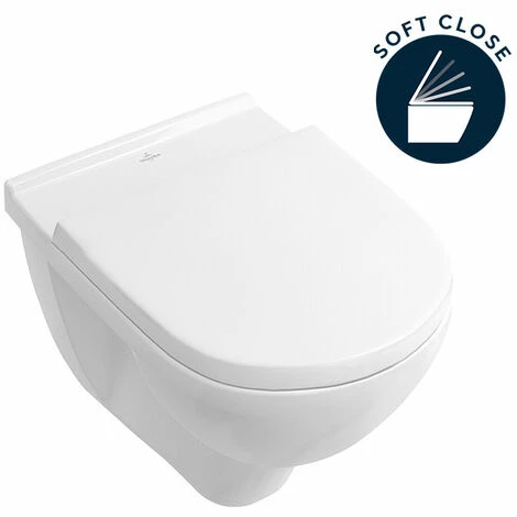 Villeroy & Boch O.Novo Alpinweiß Oval Tiefspül-WC + Sicherheitssitz (5660F101) Villeroy & Boch O.Novo Alpinweiß Oval Tiefspül-WC + Sicherheitssitz (5660F101) -VILLEROY & BOCH shop 68147015 1