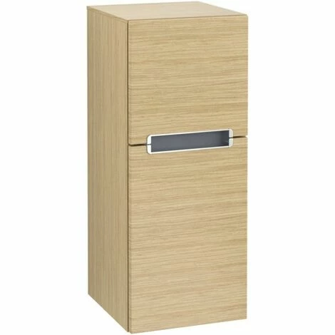 Villeroy & Boch Subway 2.0 Seitenschrank Mit 1 Tür Und 1 Auszug Links Nordic Oak Silberfarbig Matt Grey 4 Villeroy & Boch Subway 2.0 Seitenschrank Mit 1 Tür Und 1 Auszug Links Nordic Oak Silberfarbig Matt Grey – Bild 2