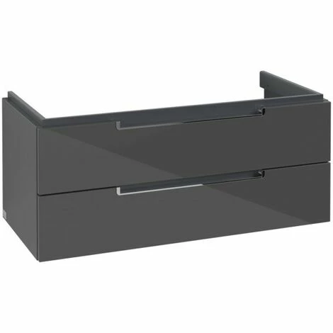 Villeroy & Boch Subway 2.0 Waschtischunterschrank mit 2 Auszügen 98,7 cm Glossy Grey Chromfarbig Glänzend Villeroy & Boch Subway 2.0 Waschtischunterschrank Mit 2 Auszügen 98,7 Cm Glossy Grey Chromfarbig Glänzend -VILLEROY & BOCH shop 70940079 3