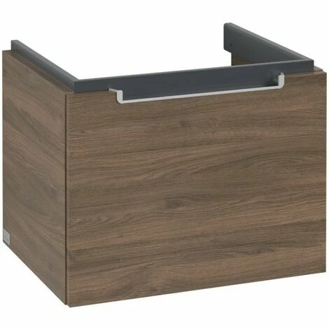 Villeroy & Boch Subway 2.0 Waschtischunterschrank Mit 1 Auszug 53,7 Cm Arizona Oak Silberfarbig Matt 4 Villeroy & Boch Subway 2.0 Waschtischunterschrank Mit 1 Auszug 53,7 Cm Arizona Oak Silberfarbig Matt – Bild 2