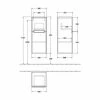 Villeroy & Boch Subway 2.0 Seitenschrank Mit 1 Tür Und 1 Auszug Links Black Matt Chromfarbig Glänzend Grey -VILLEROY & BOCH shop 70940304 1