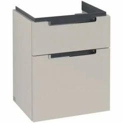 Villeroy & Boch Subway 2.0 Waschtischunterschrank XXL Mit 2 Auszügen 48,5 Cm Soft Grey Chromfarbig Glänzend 4 Villeroy & Boch Subway 2.0 Waschtischunterschrank XXL Mit 2 Auszügen 48,5 Cm Soft Grey Chromfarbig Glänzend -VILLEROY & BOCH shop 70940341 3